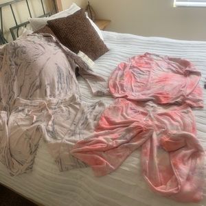 2 pair PJ salvage jams size small! Plus tanks!